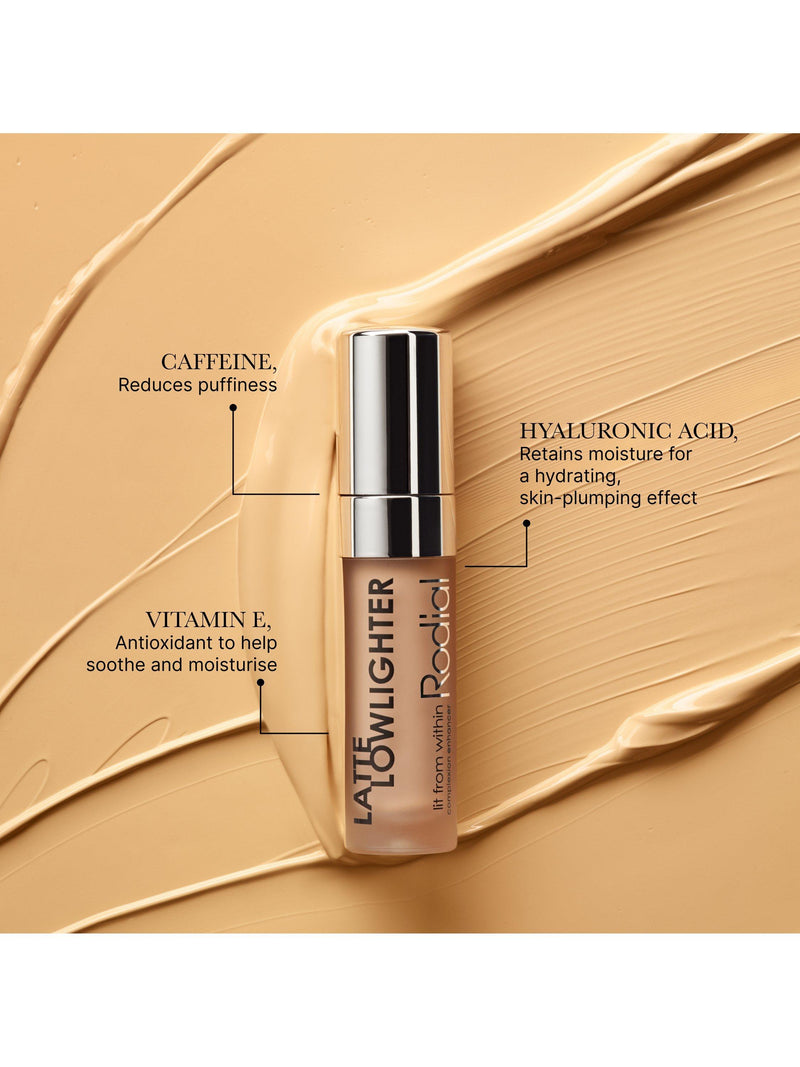 Rodial Lowlighter Latte concealer and highlighter, imported from the UK