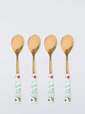 John Lewis Ulla teaspoons set of 4 gold, imported from the UK
