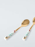 John Lewis Ulla teaspoons set of 4 gold, imported from the UK