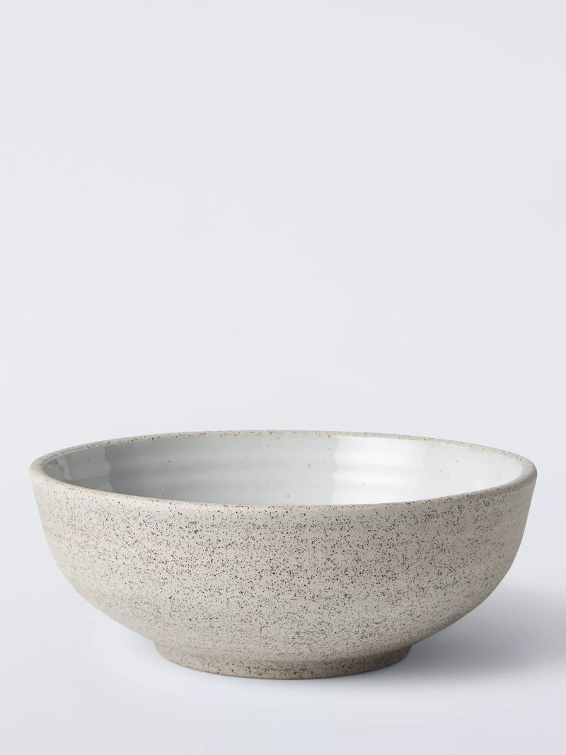 John Lewis cereal bowl speckle glaze grey 16cm - British product