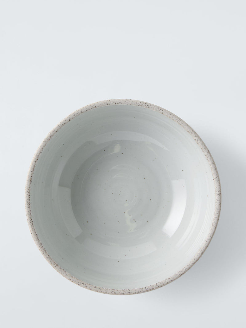 John Lewis cereal bowl speckle glaze grey 16cm - British product