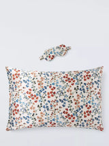 John Lewis John Lewis Clover Mulberry Silk Pillowcase and Mask Set, Multi- Buy online at McGrocer
