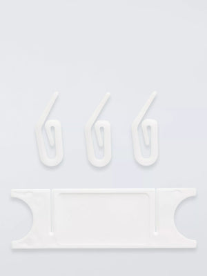 John Lewis 2 Cord Tidies and 50 Curtain Hooks Pack