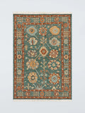 John Lewis Suzani hand knotted floral wool rug, imported from the UK