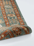 John Lewis Suzani hand knotted floral wool rug, imported from the UK