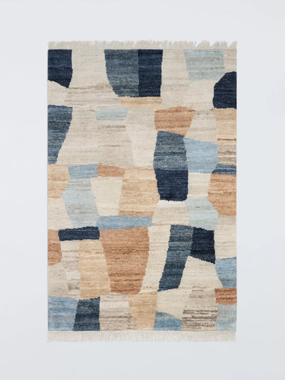 John Lewis John Lewis Hand Knotted Cubic Wool Rug, Multi, 170x240cm- Buy online at McGrocer