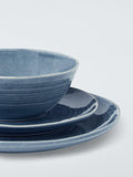 John Lewis Skye light blue stoneware dinner set, UK version