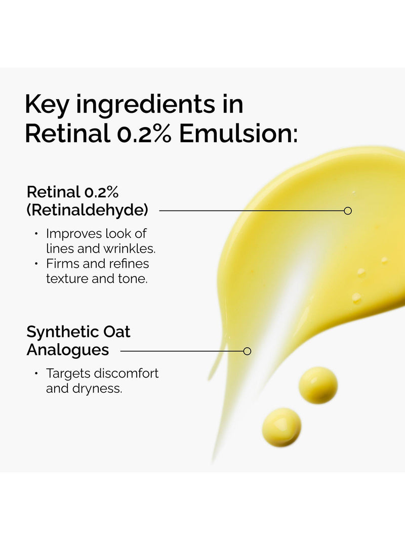 The Ordinary retinal 0.2% emulsion serum 15ml, imported from the UK