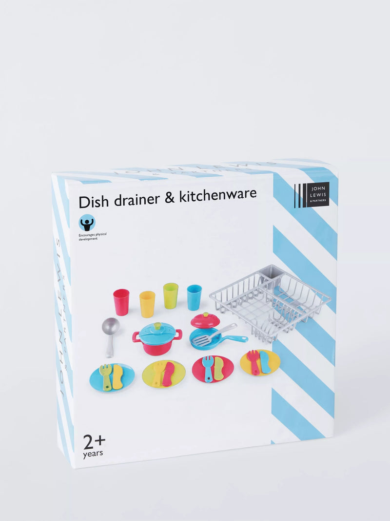 John Lewis washing up set toy 23 pieces UK version