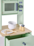 John Lewis deluxe wood toy kitchen with fridge freezer, UK version