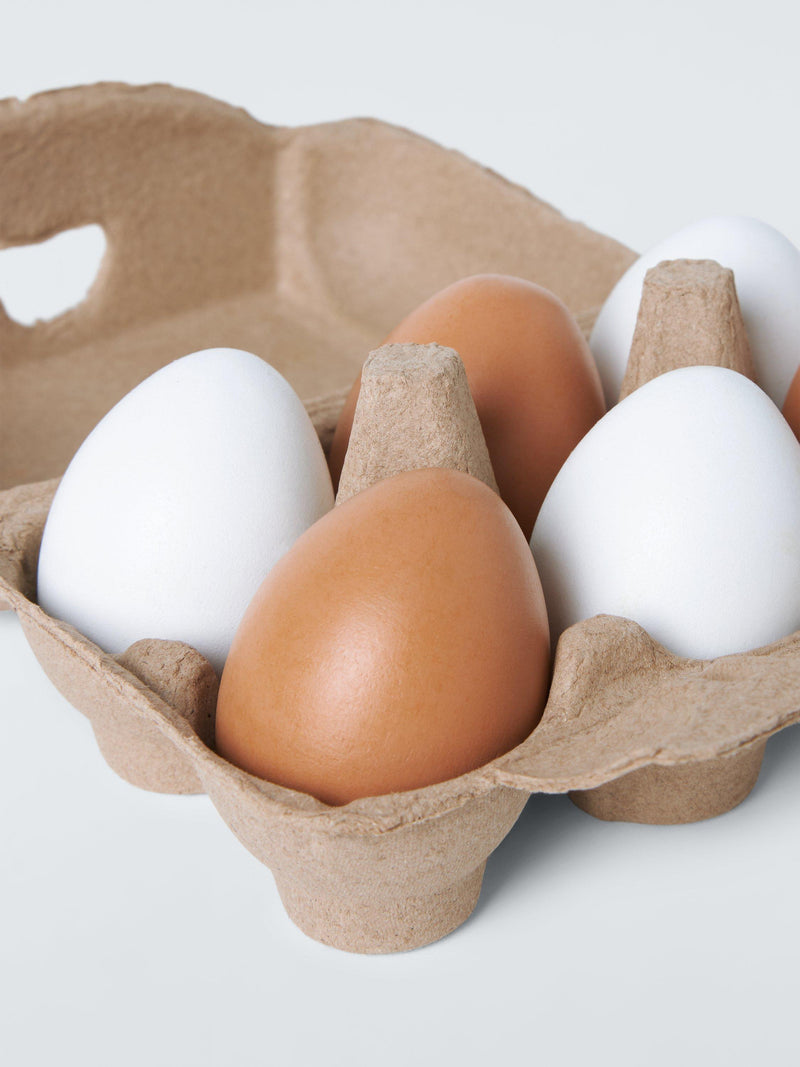 John Lewis Play Wooden Eggs Box of 6, UK version