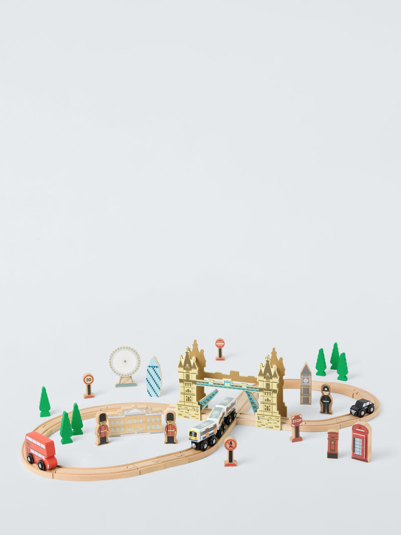 John Lewis London wooden train set, UK version