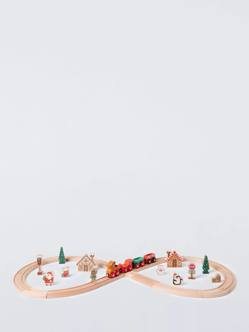 John Lewis Christmas wooden train set, UK version
