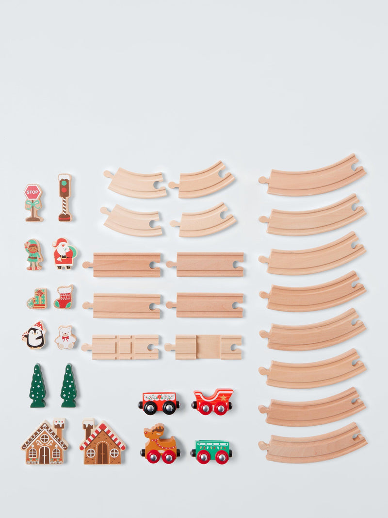 John Lewis Christmas wooden train set, UK version