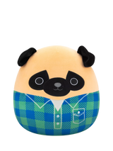 John Lewis Squishmallows Prince the Brown Pug 12-Inch Plush Soft Toy- Buy online at McGrocer