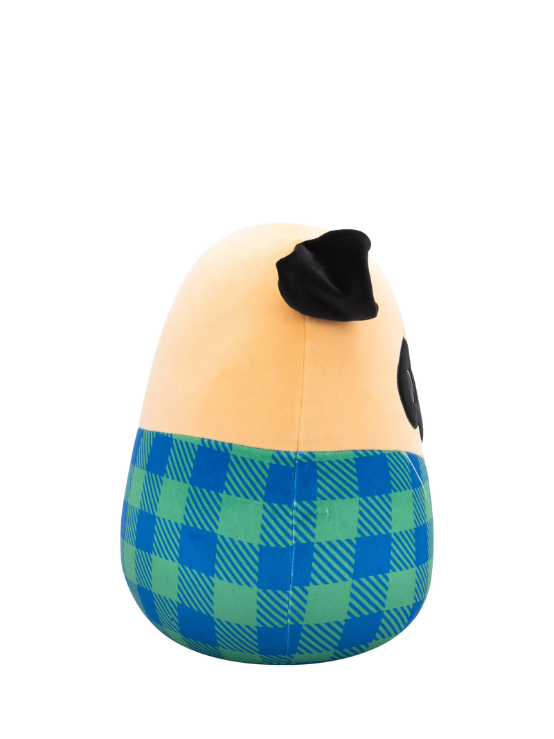 Squishmallows brown pug plush toy 12 inch - British product