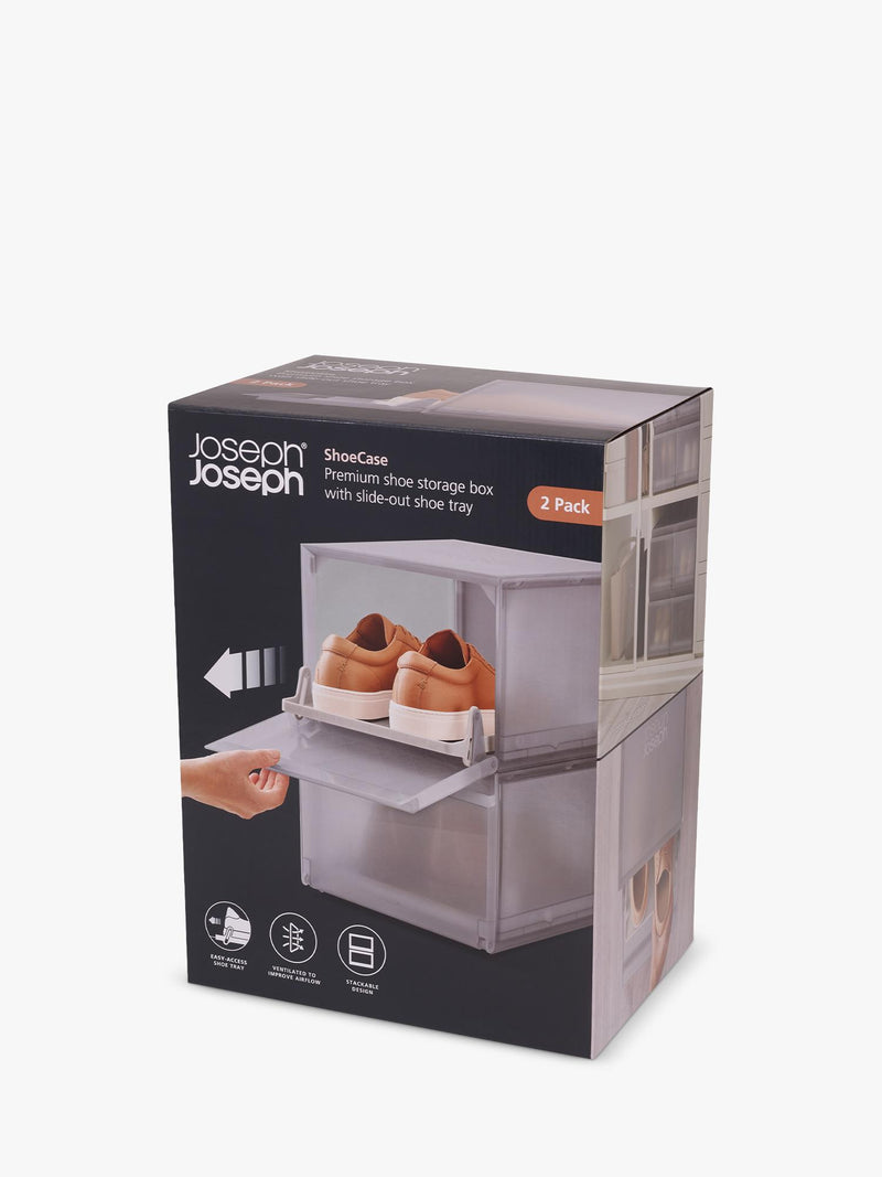 Joseph Joseph ShoeCase grey two-pack - British product