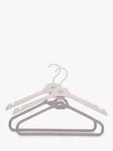 John Lewis Joseph Joseph 2-Part Long Clothes Hangers Ecru Pack of 2- Buy online at McGrocer