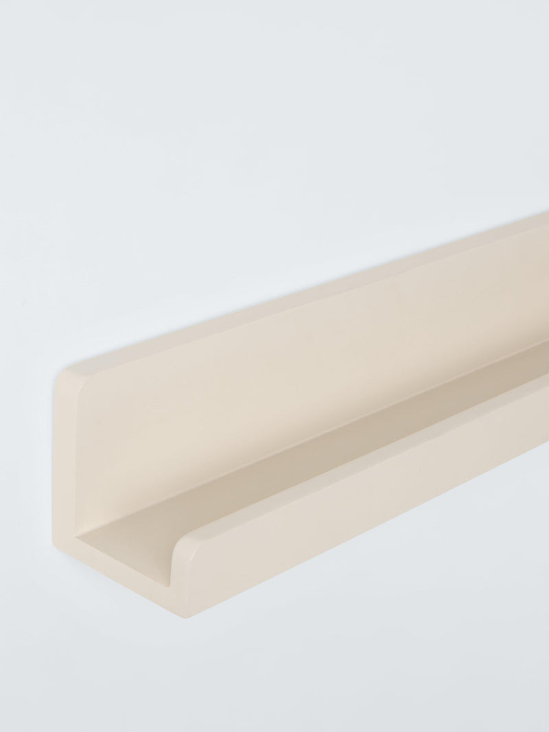 John Lewis Matt Lacquer floating shelf 91cm Greige, UK version