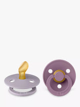 John Lewis BIBS Colour Anatomical Baby Soothers Grey/Mauve Size 2 Pack of 2- Buy online at McGrocer
