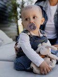 BIBS baby soothers Grey/Mauve Size 2 - British product