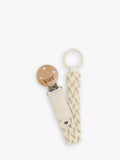 BIBS braided pacifier clip Ivory/Vanilla 22 cm - British product