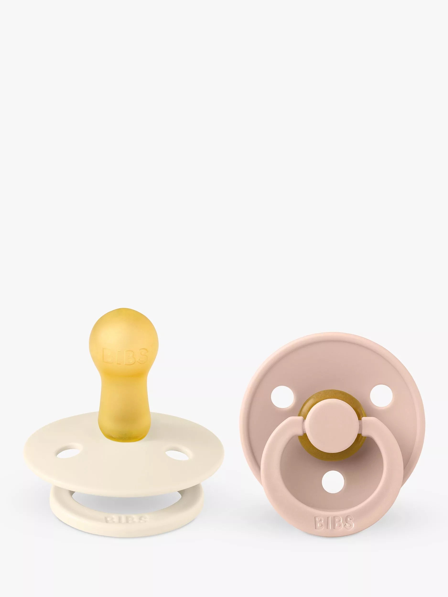 BIBS Colour Round Baby Soothers, Pack of 2, Size 2 - McGrocer