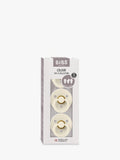 BIBS Colour Try-It Collection Baby Soothers Size 1 Pack of 3 Ivory - British product