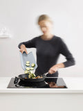 Joseph Joseph small plastic chopping board with foldable sides, set of 2, sky color, UK version