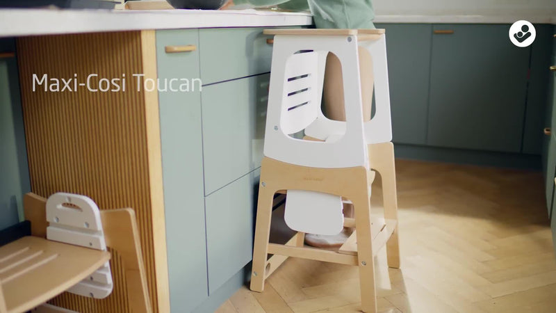 Maxi-Cosi Toucan 3-in-1 wooden learning tower, imported from the UK