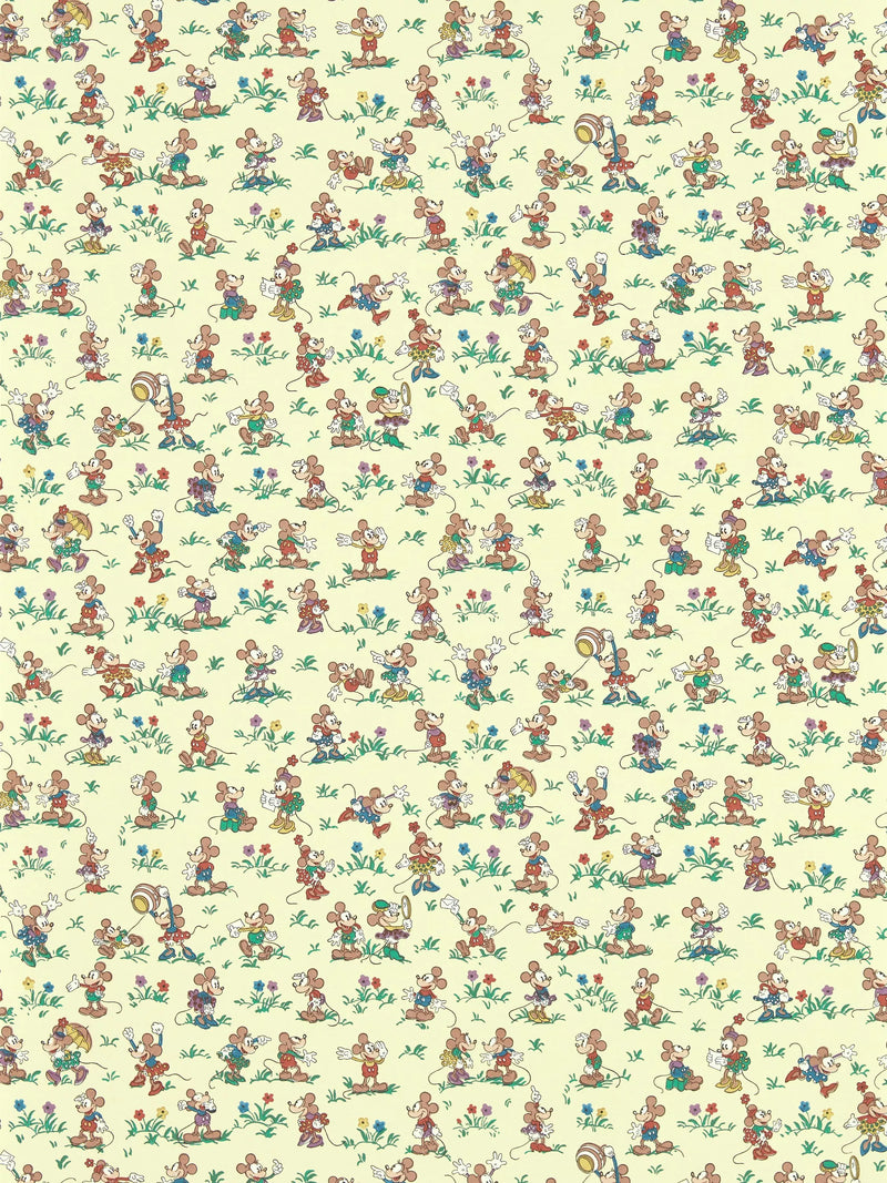 Sanderson Mickey and Minnie wallpaper (British brand)