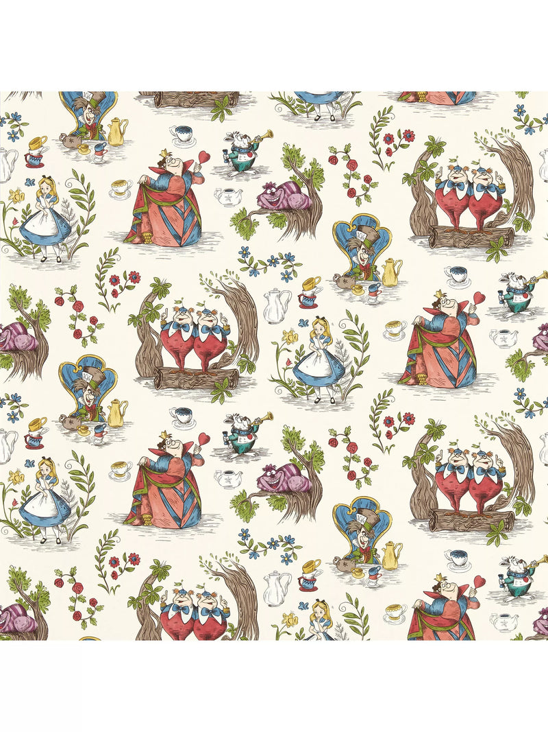 Sanderson Alice in Wonderland Wallpaper (British brand)