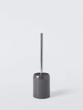John Lewis Ceramic Toilet Brush and Holder - Steel