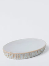 John Lewis John Lewis Glazed Ribbed Soap Dish, Grey- Buy online at McGrocer