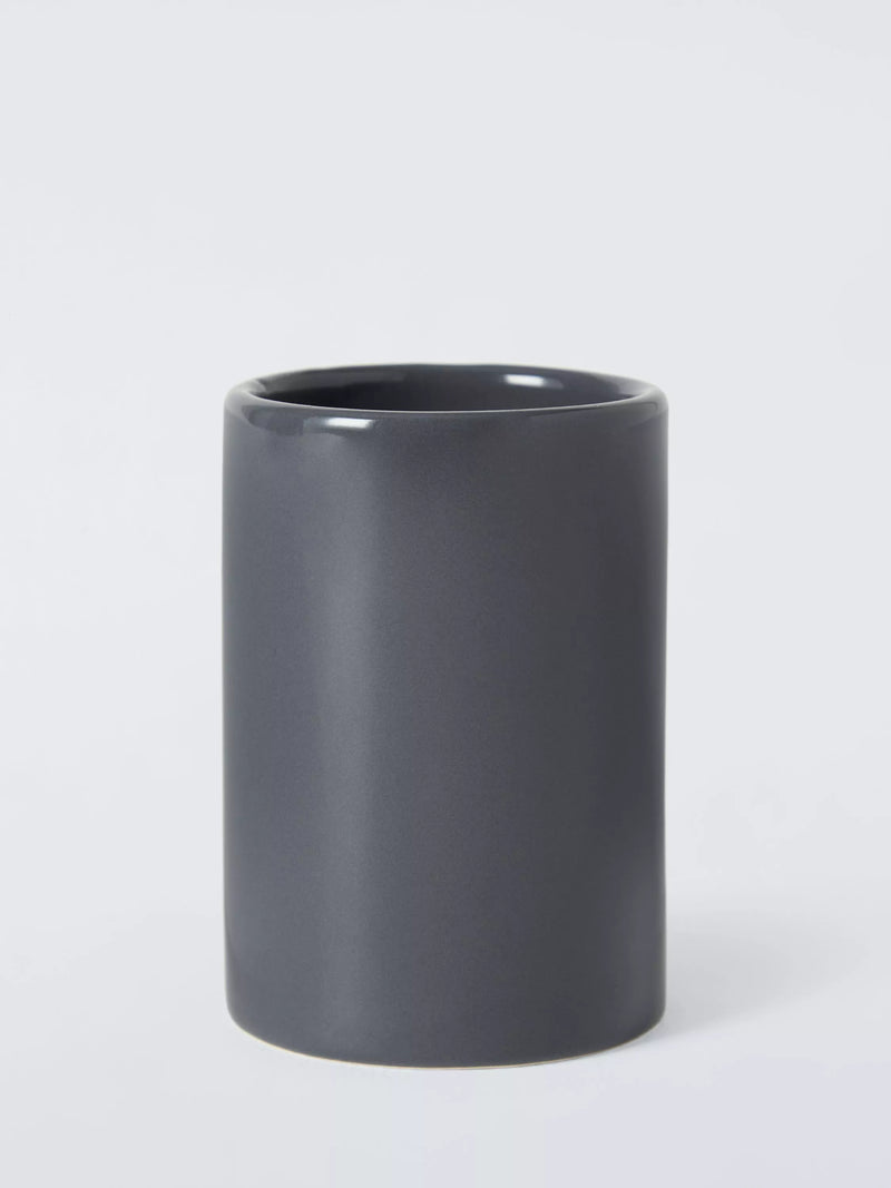 John Lewis Ceramic Bathroom Tumbler - Lake Blue