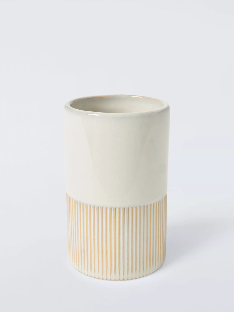 John Lewis reactive glaze two tone bathroom tumbler, UK version