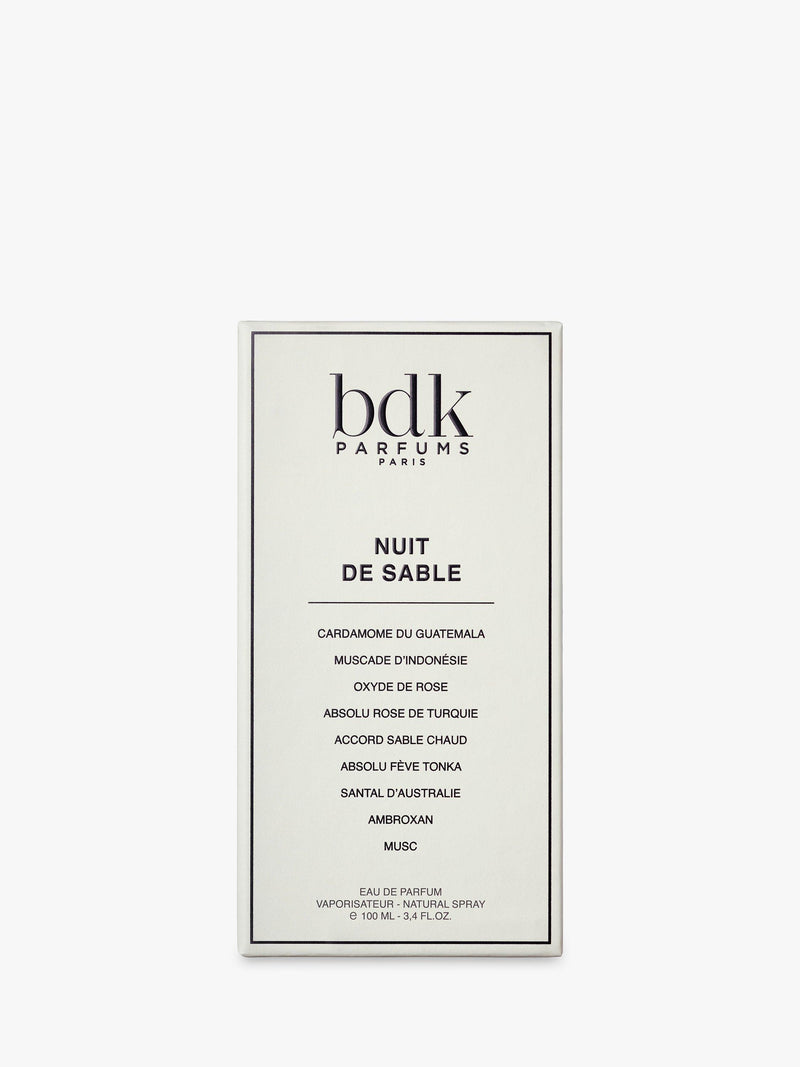 BDK Parfums Nuit De Sable Eau de Parfum 100ml - British product