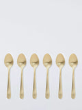 John Lewis stainless steel teaspoons set of 6 champagne finish, imported from the UK