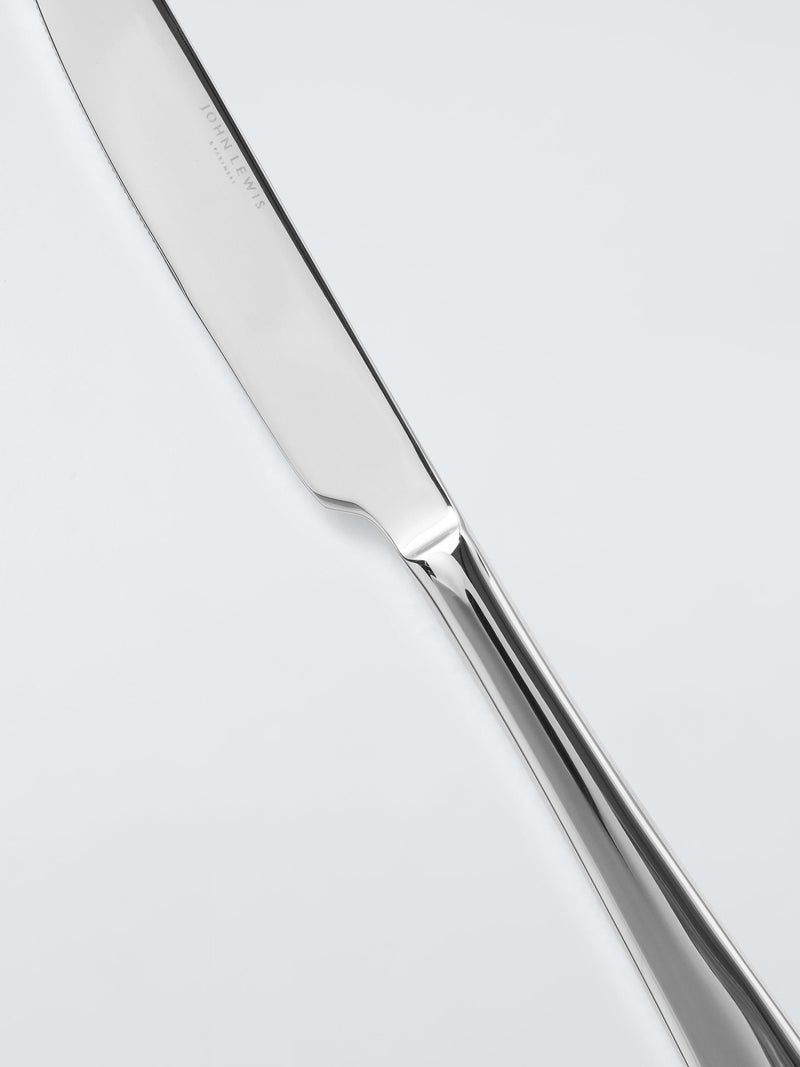 John Lewis Luna stainless steel dessert knives set of 4, UK version