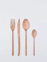 John Lewis John Lewis Stainless Steel Copper Cutlery Set 16 Piece 4 Place Settings- Buy online at McGrocer