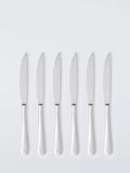John Lewis Luna stainless steel steak knives set of 6, imported from the UK