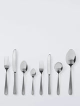 John Lewis John Lewis Luna Stainless Steel Cutlery Set, 44 Piece/6 Place Settings- Buy online at McGrocer