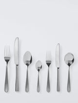 John Lewis John Lewis Luna Stainless Steel Cutlery Set, 56 Piece- Buy online at McGrocer