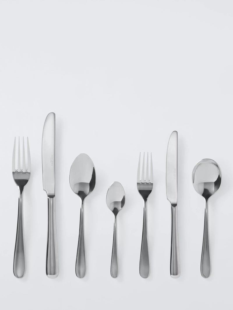 John Lewis Luna stainless steel cutlery set 56 pieces, imported from the UK