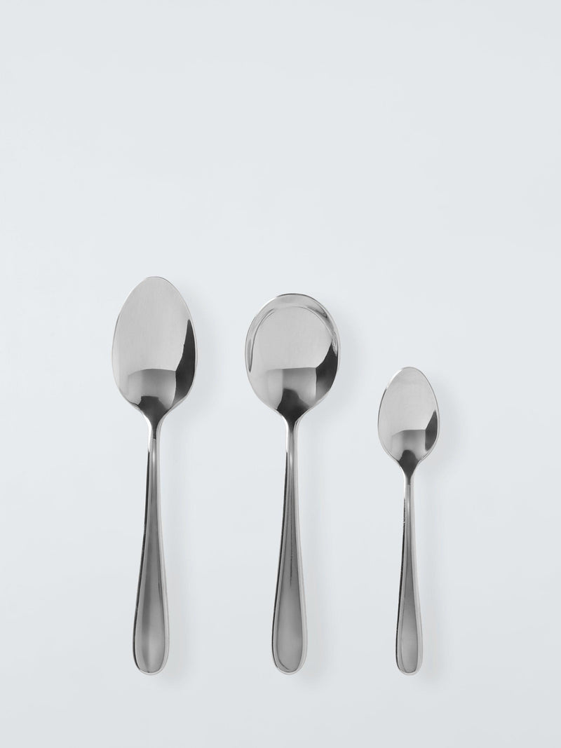 John Lewis Luna stainless steel cutlery set 56 pieces, imported from the UK