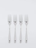 John Lewis Luna stainless steel dessert forks set of 4 (British brand)