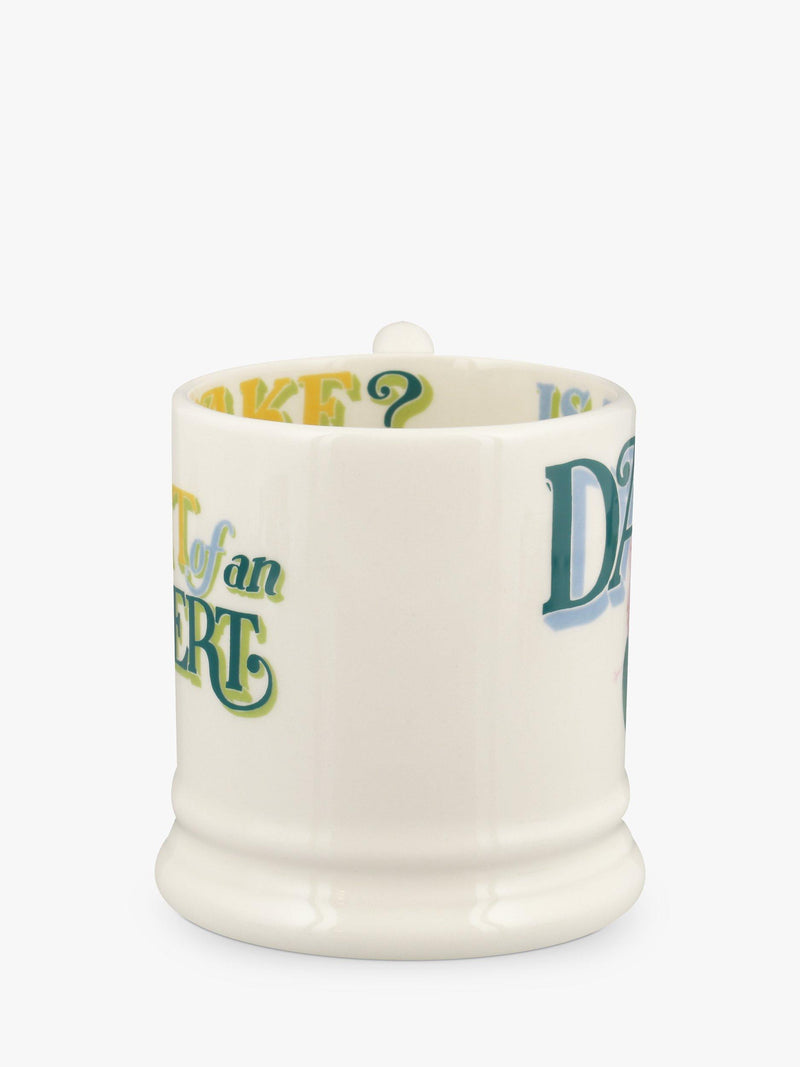 Emma Bridgewater Peppa Pig Daddy half pint mug 300ml blue multi - British product