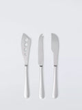 John Lewis stainless steel cheese knife set of 3 (British brand)