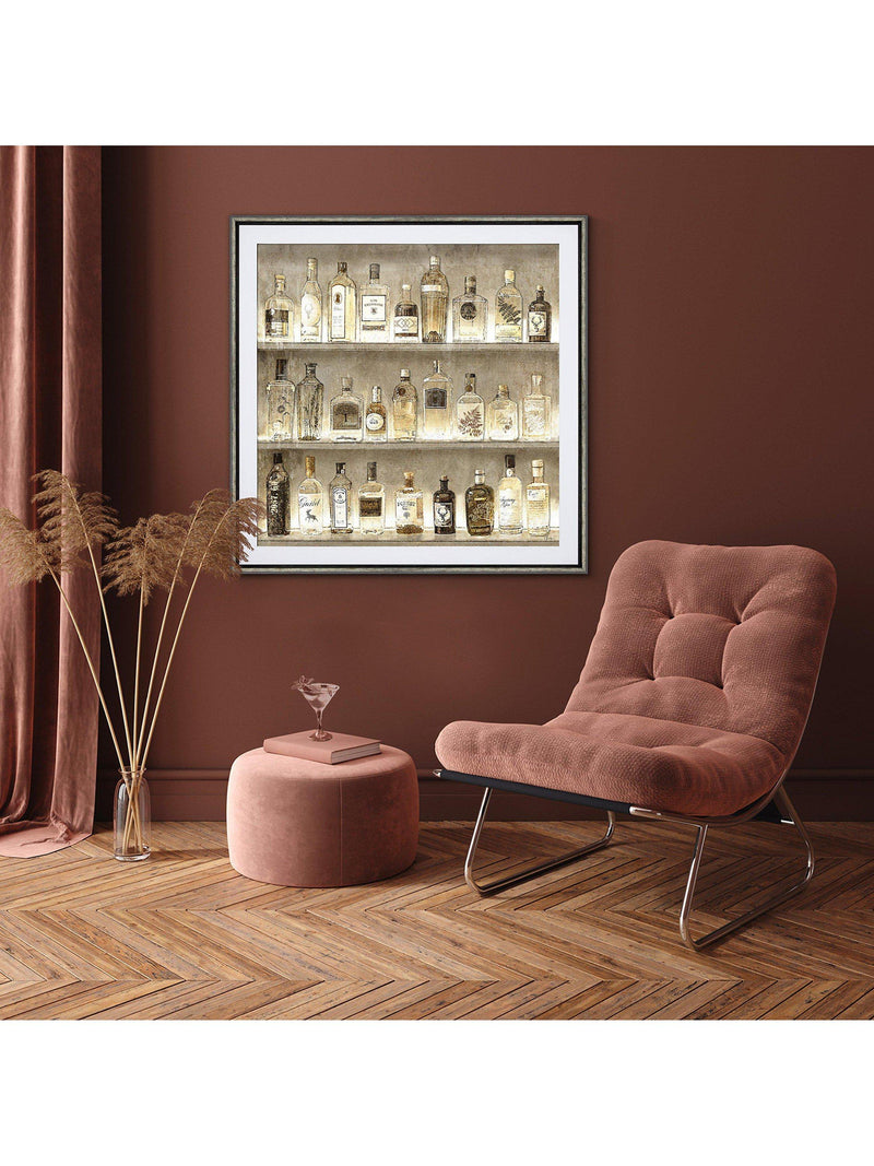 Art Marketing Charlotte Oakley gin framed print 89cm, UK version