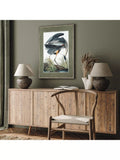 Art Marketing Blue Heron framed print 101x81cm (British brand)